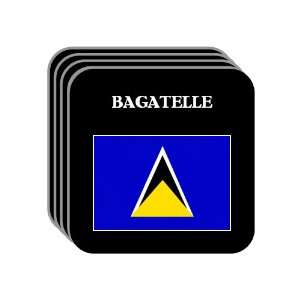  Saint Lucia   BAGATELLE Set of 4 Mini Mousepad Coasters 