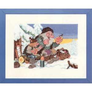  Winter Picnic kit (cross stitch) (Special Order): Arts 