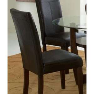  Apollo Upholstered Side Chair (Set of 2) In Deep Brown 