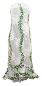 Hawaiian Tube top Leave ilima Wedding Dress S XL  