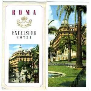  Excelsior Hotel Brochure Rome Italy 1950s: Everything 