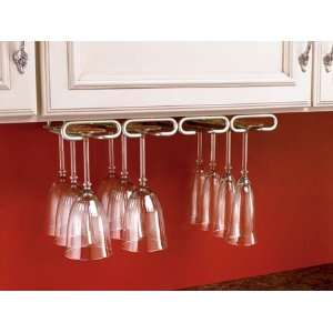  Rev A Shelf RS3450.11SN Quad Stemware Rack Satin Nickel 