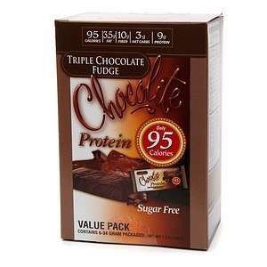   Protein Bars, Triple Chocolate Fudge, 6 ea: Health & Personal Care
