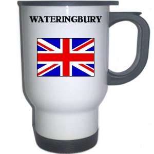 UK/England   WATERINGBURY White Stainless Steel Mug
