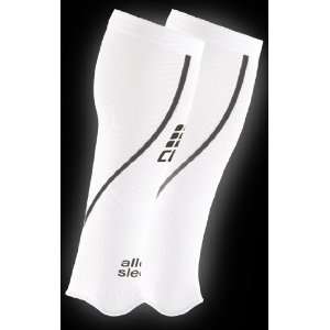  CEP Sportswear AllSports White Compression Leg Sleeves for 