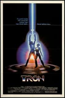 TRON 1982 Original U.S. One Sheet Movie Poster  
