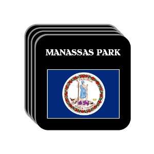 US State Flag   MANASSAS PARK, Virginia (VA) Set of 4 Mini 