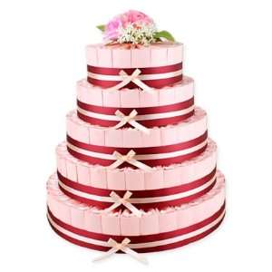   Pink Favor Cakes   5 Tiers Wedding Favors: Health & Personal Care