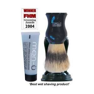  men u Barbiere Pure Bristle Shaving Brush Blue Beauty