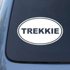 TREKKIE EURO OVAL   Car, Truck, Notebook, Vinyl Decal Sticker #2186 