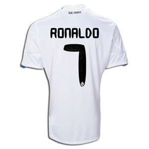 Ronaldo Real Madrid Home 10/11 Jersey (Size:L):  Sports 