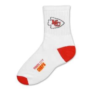    Kansas City Chiefs Youth Red NFL Logo/Name Socks