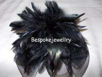   Feather Hat Accessory For Derby Ascot Church Cocktail Weddings  