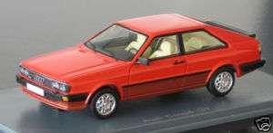 wonderful modelcar AUDI GT 5S COUPE 1981 in marsred  