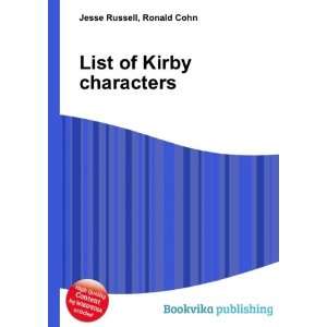  List of Kirby characters: Ronald Cohn Jesse Russell: Books