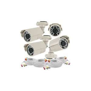   Mace 4PK Color CCTV Bullet Camera Kit MDIY 4BCAM KIT: Camera & Photo
