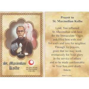  Saint Maximilian Kolbe Relic Card (1432 1 MAX) Sports 