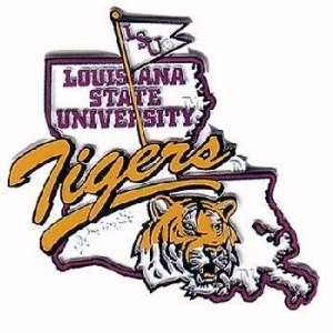  Louisiana State University Magnet 2D Tigers Map Case Pack 