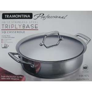 Tramontina Professional Series Stainless Steel Tri ply Base 5 Qt 