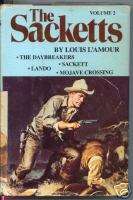 THE SACKETTS VOLUME 2 Louis LAmour BOOK  