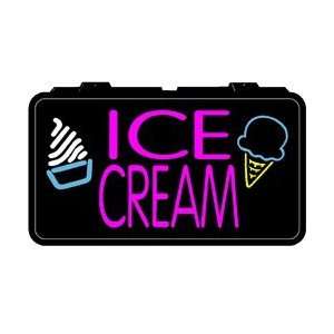    Ice Cream Backlit Lighted Imitation Neon Sign: Office Products