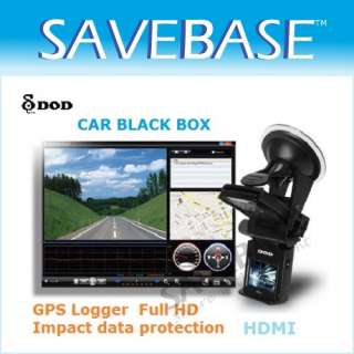 DOD Full HD 1080P 120° Wide Degree Car DVR Black Box With GPS Logger 