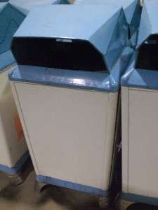 60s VINTAGE PAIR of LAWSON METAL TRASH CANS / $149 DELIVERY Avail to 