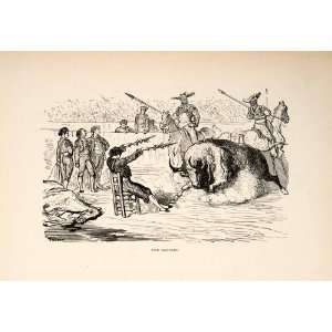 1876 Print Spain Gordito Banderillero Banderillas Bullfight Matador 