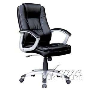  Executive Office Swivel Chair with Pneumatic Lift in Black 