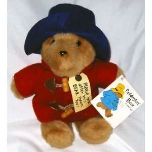  9 Paddington Bear Blue Hat/Red Toggle Coat: Toys & Games