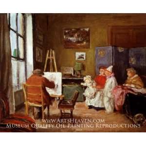  Renoir Painting his Family in his Studio at 73 rue de 
