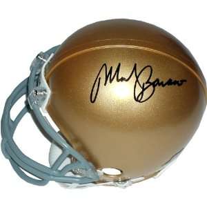  Mark Bavaro Notre Dame Signed Mini Helmet Sports 