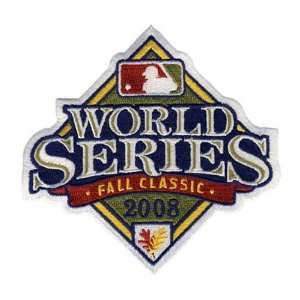  2008 World Series MLB Baseball Jersey Sleeve Patch 