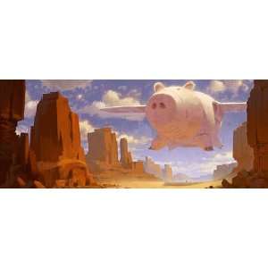  Toy Story 3 Hamm Air Giclee Print (Canvas): Home 