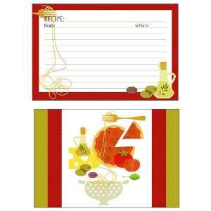  Recipe Card Set   Pizza: Kitchen & Dining