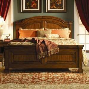  Lansford Park Chesterfield Panel Bed in Distressed 