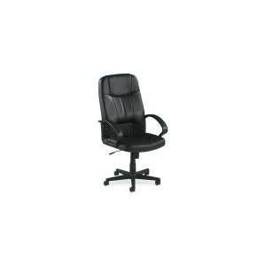  Lorell Chadwick Executive Leather High Back Chair: Office 