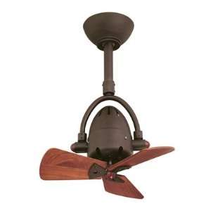   : 16 Diane Textured Bronze Wood Blades Ceiling Fan: Home Improvement