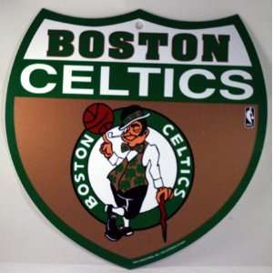  Boston Celtics NBA Interstate Sign: Sports & Outdoors
