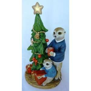  Christmas Tree Meerkats Ornament: Patio, Lawn & Garden