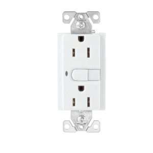  Aspire GFCI Duplex Outlet, White Satin