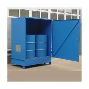 Outdoor Storage Cabinet, 2 Drum Hazmat Station XT Non Combustible 