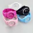   Plastic Wrist Watch Men Lady Women Style Wristwatch 6 colors Toy