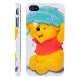  Cute Pooh Bear Pattern Hard Case for iPhone 4/ iPhone 4S 