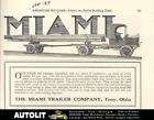 1919 Duplex Truck & Miami Trailer Ad Troy Ohio