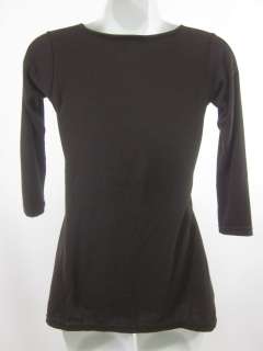 NWT LES TOUT PETITS Brown 3/4 Length Sleeve Top 8 $90  