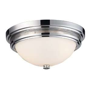  Flush Mount 2 Lights In Polished Chrome