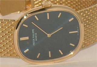 Totally Awesome Mens Heavy Solid 18K Gold Patek Philippe Golden 