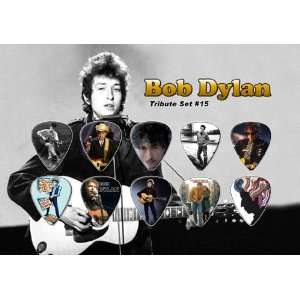  Bob Dylan Guitar Pick Display   Premium Celluloid Tribute 