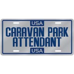  New  Usa Caravan Park Attendant  License Plate 